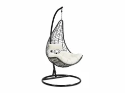 MYLIA Sillón Colgante|Sillón colgante de resina trenzada antracita - OROSI