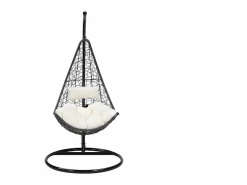 MYLIA Sillón Colgante|Sillón colgante de resina trenzada antracita - OROSI