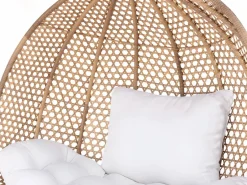 Sillón colgante doble resina trenzada acabado mimbre - VAHINA^MYLIA Best