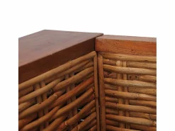 Sillón con cojines ratán natural marrón^vidaxl Hot