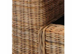 vidaxl Sillón con cojines ratán natural Marru00f3n Sale