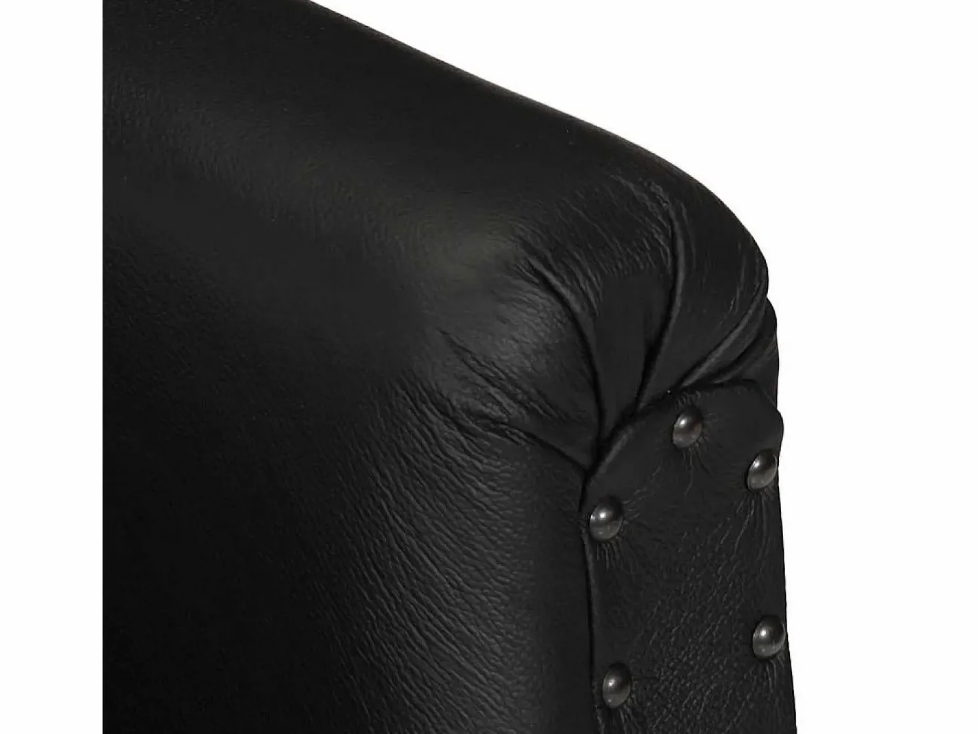 Clicnbuy Sillón De Piel|Sillón con diseño de cubo cuero de cabra auténtico