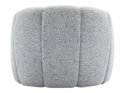 Vente-unique Sillón|Sillón con forma de concha en chenilla color DELIPO