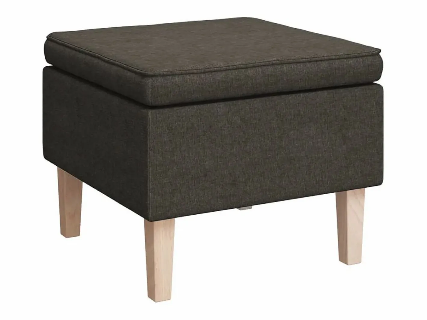 Clicnbuy Sillón Balancín|Sillón con patas mecedoras y taburete de tela oscuro
