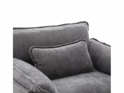 Sillón con reposapiés con almacenamiento y cojín - Tela de chenilla -^Hauss Spole Sale