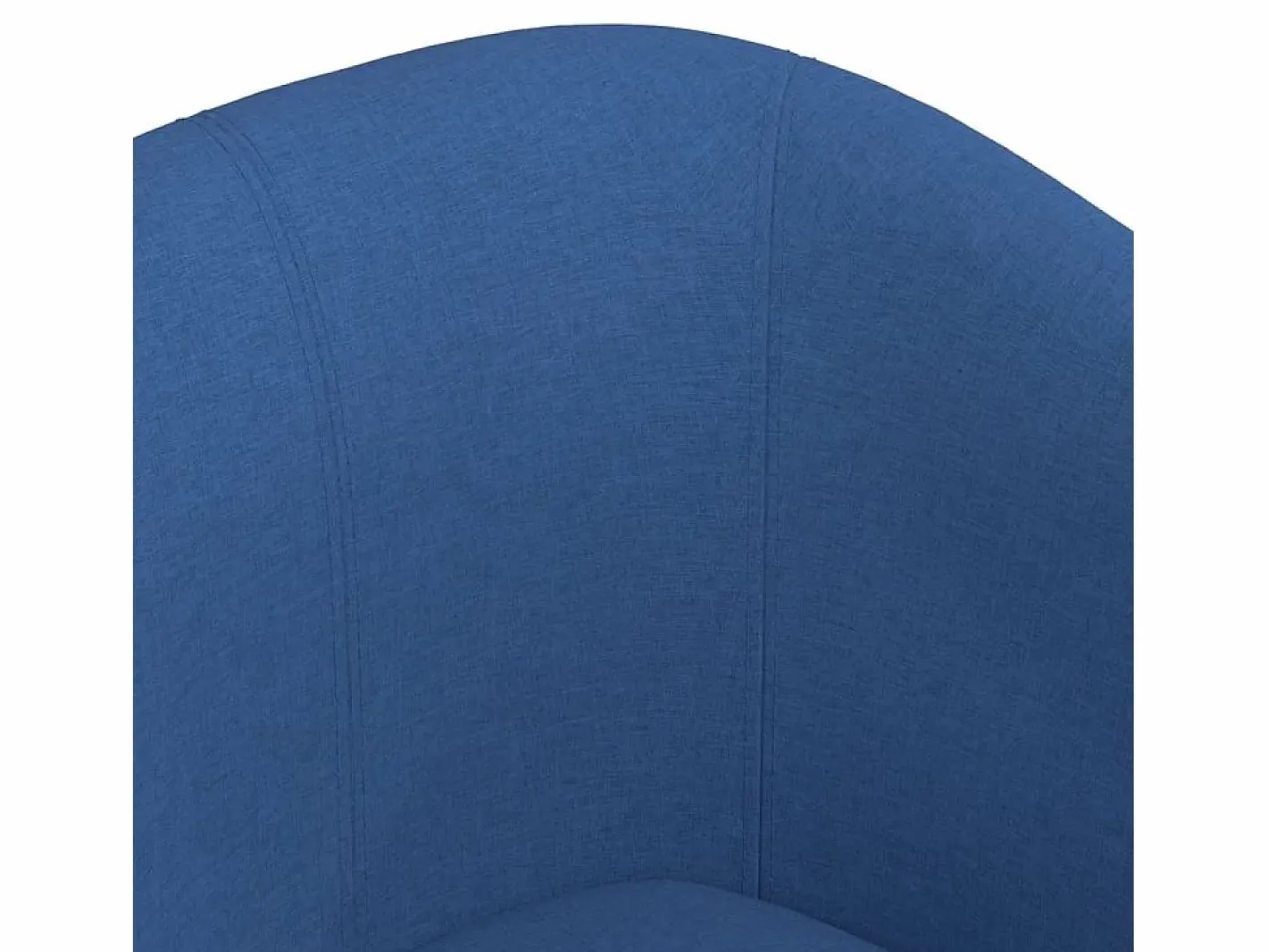 vidaxl Sillón con taburete tela Azul Sale