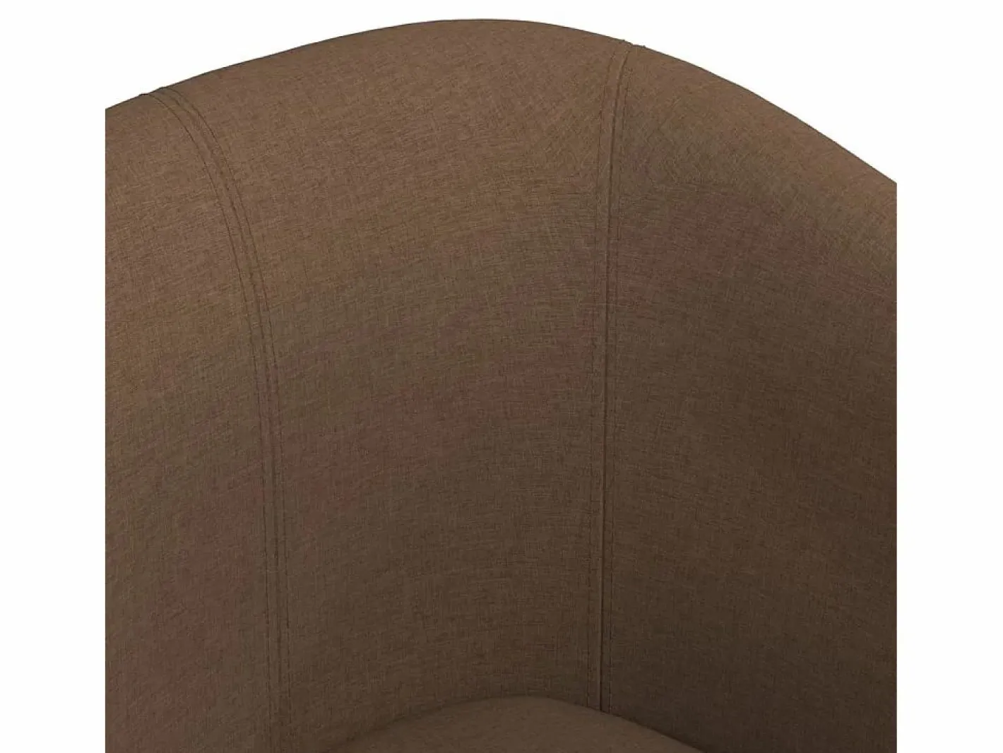 Sillón con taburete tela marrón^Clicnbuy Sale