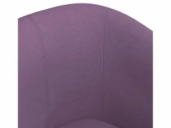 Sillón con taburete tela morado^Clicnbuy Discount