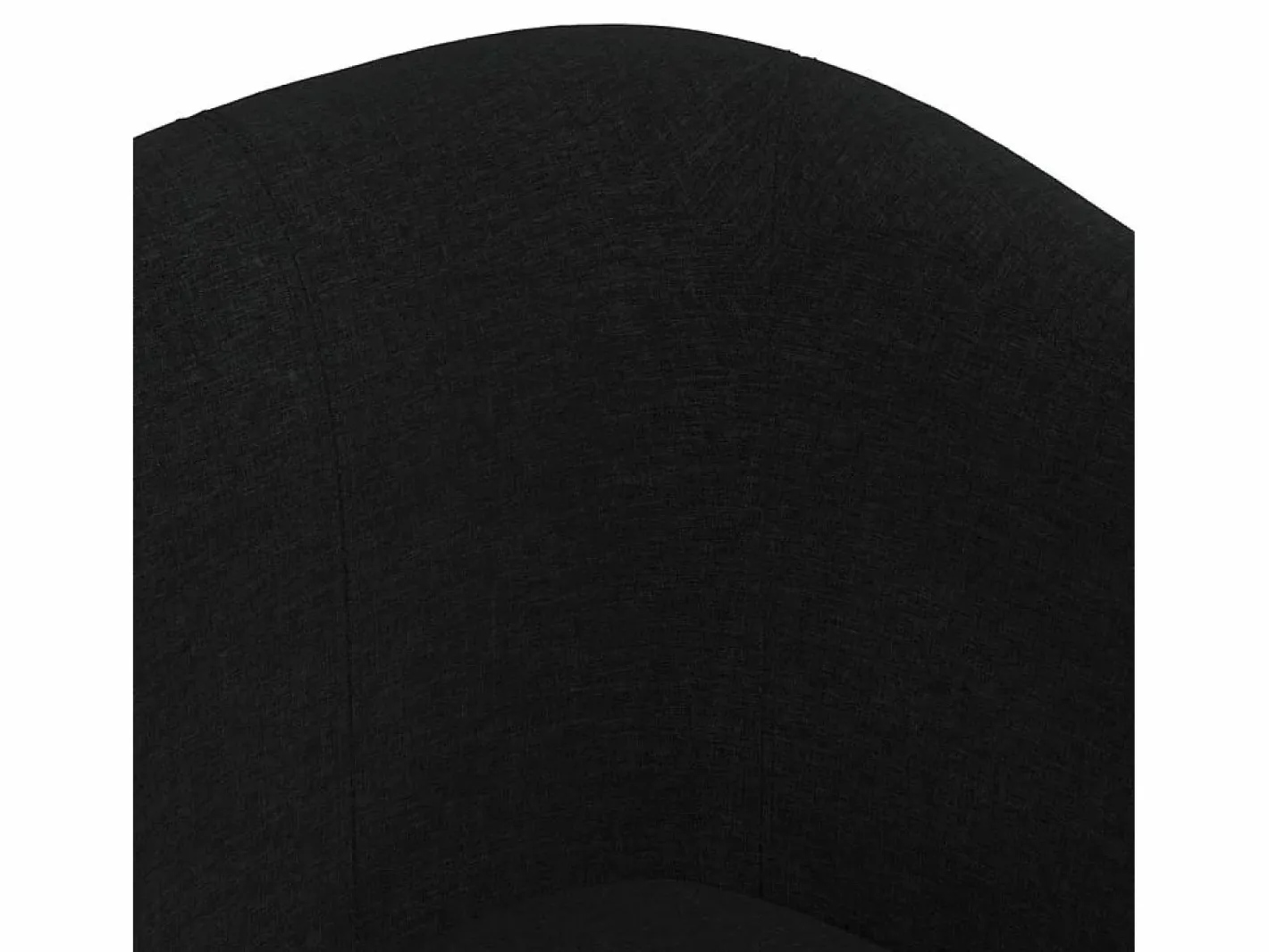 Clicnbuy Sillón con taburete tela negra Negro Discount