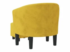 vidaxl Sillón Estilo Cabriolet|Sillón con taburete terciopelo
