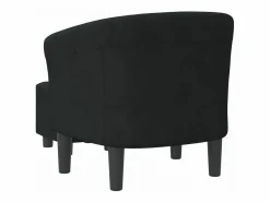 Clicnbuy Sillón Estilo Cabriolet|Sillón con taburete terciopelo
