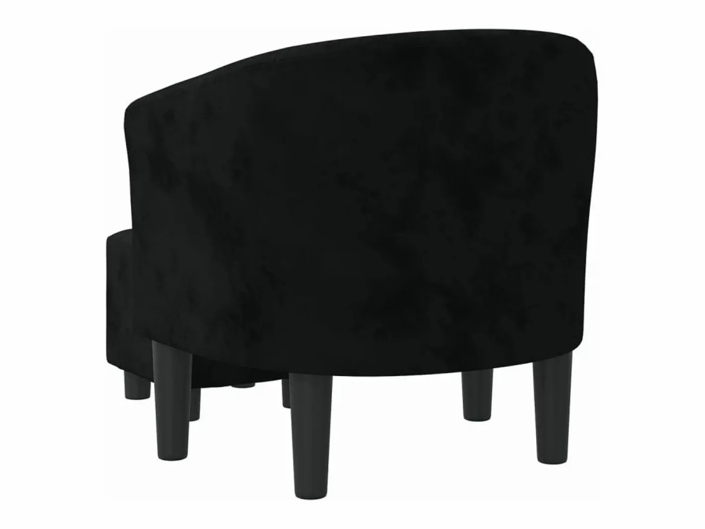 Sillón con taburete terciopelo^Clicnbuy Hot