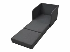 Clicnbuy Sillón Cama|Sillón convertible en cama tela oscuro