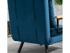 Sillón convertible en cama, tejido terciopelo, color (63x73x81 cm)^ Online