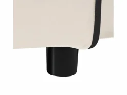 DripeX Sillón convertible, en terciopelo, con soporte de copa y soporte telefónico, 75/167x83x76cm, Beige Discount