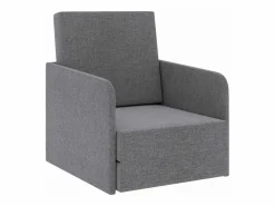 Sillón convertible tela claro^vidaxl Discount