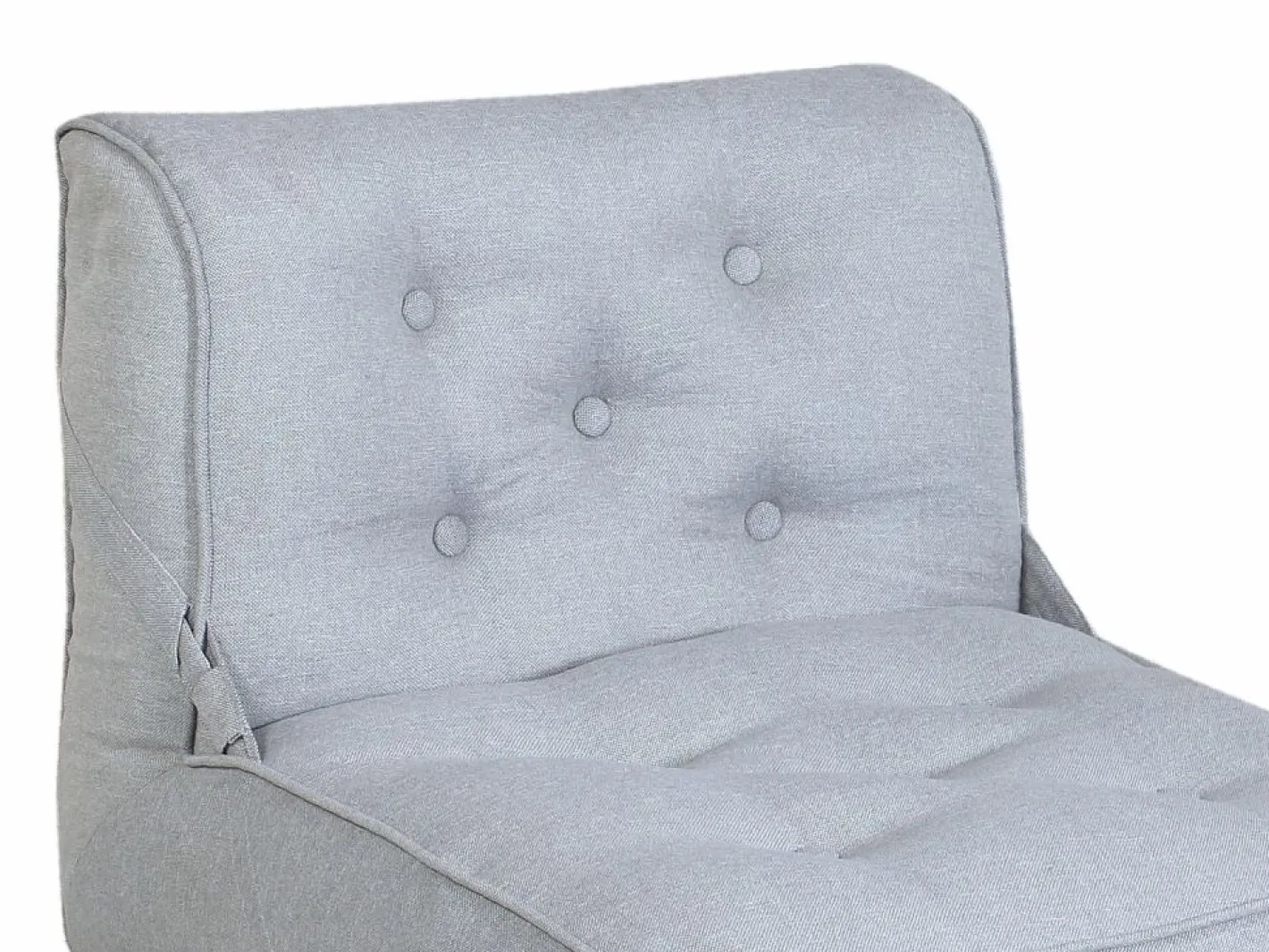 Vente-unique Sillón Cama|Sillón convertible tipo butaca en tejido con reposapiés ZONIRA