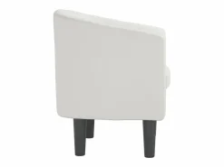 vidaxl Sillón cuero sintético Blanco Discount