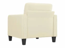 Sillón cuero sintético 60 cm^vidaxl Discount