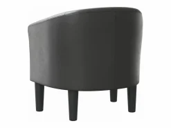 Clicnbuy Sillón cuero sintético Gris Best