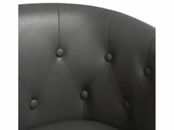 Clicnbuy Sillón cuero sintético Gris Best