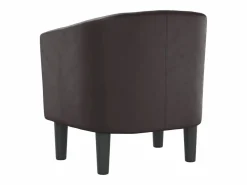 vidaxl Sillón cuero sintético marrón Marru00f3n Online
