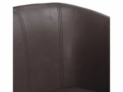 vidaxl Sillón cuero sintético marrón Marru00f3n Online