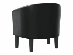 Clicnbuy Sillón cuero sintético Negro Discount
