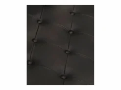 vidaxl Sillón de aviador de cuero auténtico Negro Best