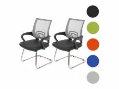 Sillón de conferencia Afragola (juego de 2),^MCW Discount