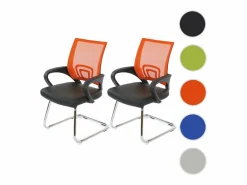 Sillón de conferencia Afragola (juego de 2),^MCW Best