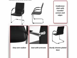MCW Silla Conferencia|Sillón de conferencia Perm (juego de 2),