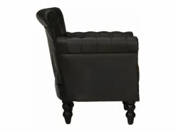 Sillón de cuero auténtico de cabra^Clicnbuy New