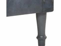 Clicnbuy Sillón de cuero auténtico Gris Hot