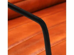 vidaxl Sillón De Piel|Sillón de cuero auténtico marrón canela