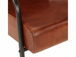Sillón de cuero auténtico marrón^vidaxl Hot