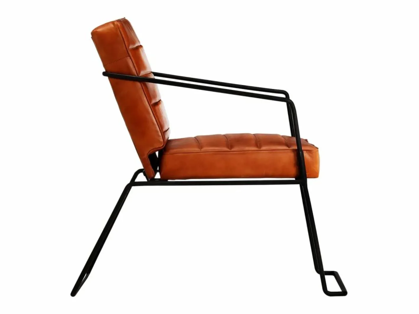 Clicnbuy Sillón De Piel|Sillón de cuero auténtico marrón canela