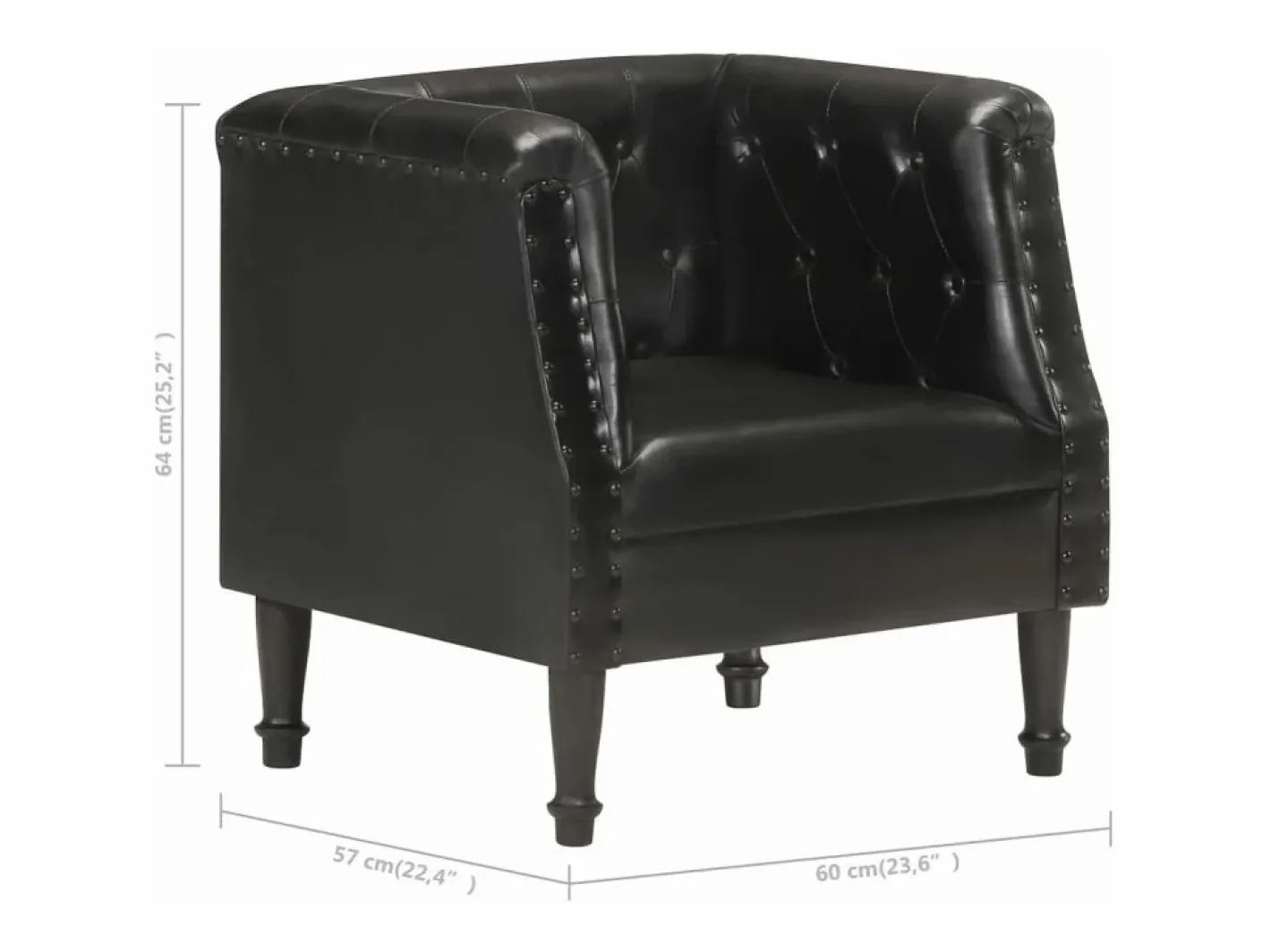 Clicnbuy Sillón De Piel|Sillón de cuero auténtico