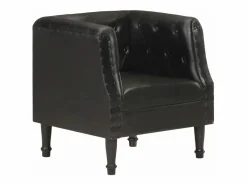 Sillón de cuero auténtico^vidaxl Discount
