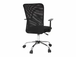 Miliboo Silla De Oficina|Sillón de escritorio diseño malla negra PLUZ