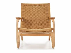 Les Tendances Sillón De Mimbre|Sillón de madera clara con cuerda natural Petunia
