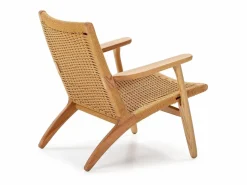 Les Tendances Sillón De Mimbre|Sillón de madera clara con cuerda natural Petunia