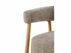 Sillón de madera de roble tapizado en^ Hot