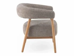 Sillón de madera de roble tapizado en^ Hot