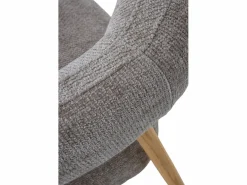 Sillón de madera de roble tapizado en^ Hot