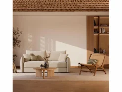 Rendez-Vous Déco Sillón De Mimbre|Sillón de madera de teca y ratán natural - Kilka