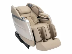 Vente-unique Sillón de masaje de imitación cuero, sistema de gravedad cero, , ULAP Beige Clearance