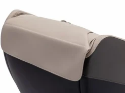 Sillón de masaje de imitación cuero, sistema de gravedad cero, gris, MOWATA^Vente-unique Best