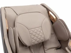 Sillón de masaje de imitación cuero, sistema de gravedad cero, gris, MOWATA^Vente-unique Best