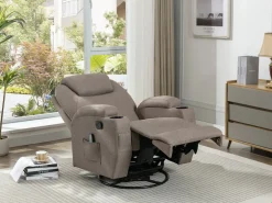 Sillón de masaje de tela - - SILVANO - golpeteos y vibraciones^Vente-unique